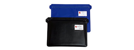 GENERIC/UNSPECIFIED MANUFACTURER DURABLE BLUE PVC DOCUMENT CASE WITH ZIP CLOSURE (415 X 305MM)