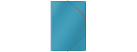 UNSPECIFIED MANUFACTURER CALM BLUE A4 FLAP FOLDER WITH ELASTIC FASTENER