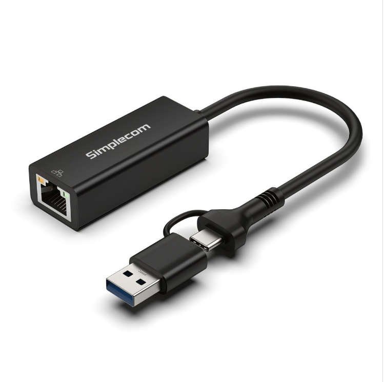 SIMPLECOM 3-IN-1 USB-C HUB FOR LAPTOPS & DEVICES