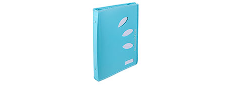 COLOURHIDE SKY BLUE RING BINDERS - DURABLE A4 FILING