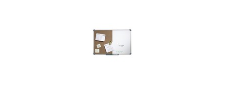 QUARTET SLIMLINE MELAMINE CORK COMBO BOARD 1200X900MM