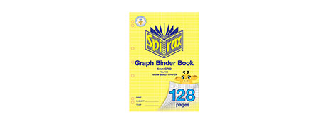 SPIRAX 128 PAGE GRID NOTEBOOK FOR STUDENTS & OFFICE USE