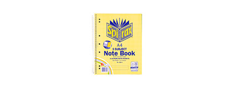 SPIRAX 5 SUBJECT A4 NOTEBOOK WITH STUDY APP COMPATIBILITY