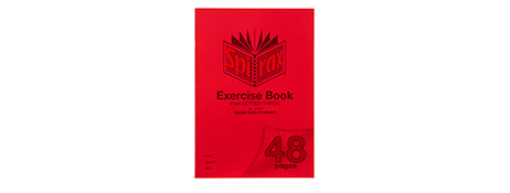 SPIRAX A4 48 PAGE RULED EXERCISE BOOK WITH MARGIN