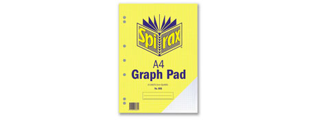 SPIRAX A4 25 PAGE 5MM GRID EXERCISE BOOK - LOCAL STOCK