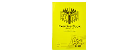 SPIRAX A4 64 PAGE EXERCISE BOOK - RED MARGIN