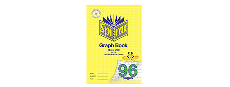 SPIRAX 96 PAGE A4 GRID BOOK - QUALITY SCHOOL SUPPLIES