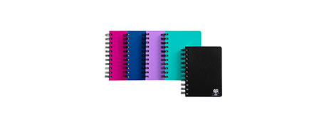 SPIRAX KODE NOTEBOOKS A6 ASSORTED COLOURS 400 PAGES