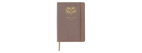 SPIRAX PLATINUM PREMIUM A5 LATTE JOURNAL WITH GOLD FOIL