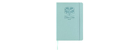 SPIRAX PLATINUM A5 SAGE LINEN JOURNAL - SMOOTH WRITING