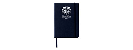 SPIRAX PLATINUM PREMIUM A5 DOTTED JOURNAL - JET BLACK