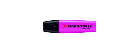 STABILO BOSS HIGHLIGHTER - LILAC (BOX OF 10) - 2-5MM TIP