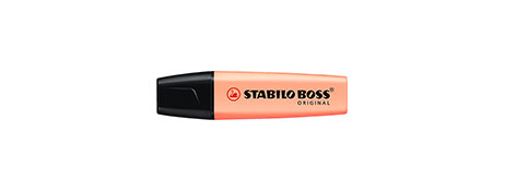 STABILO BOSS PASTEL HIGHLIGHTER - CREAMY PEACH | LOCAL STOCK