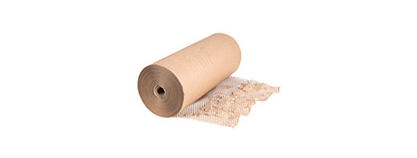 UNKNOWN MANUFACTURER ECO-FRIENDLY HONEYCOMB PAPER WRAP FOR PROTECTING FRAGILE GOODS