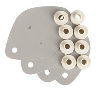 GENERIC/COMPONENT SUPPLIER 4-PACK SILICON RUBBER INSULATING KIT FOR ELECTRONICS REPAIR