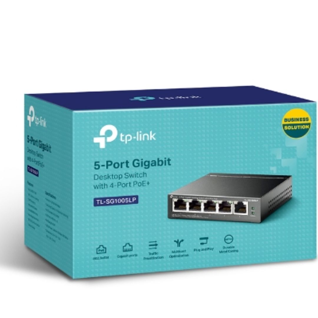 TP-LINK 5-PORT GIGABIT ETHERNET SWITCH FOR FAST NETWORKING