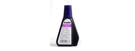 TRODAT WATER BASED STAMP PAD INK - 28ML VIOLET REFILL