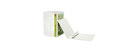 MARBIG WHITE A4 INSERT BINDER - DURABLE 200 PAGE CAPACITY