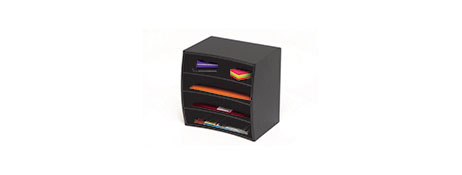 MARBIG DURABLE WOODEN FILE STORAGE UNIT - OFFICE DESK ORGANIZER